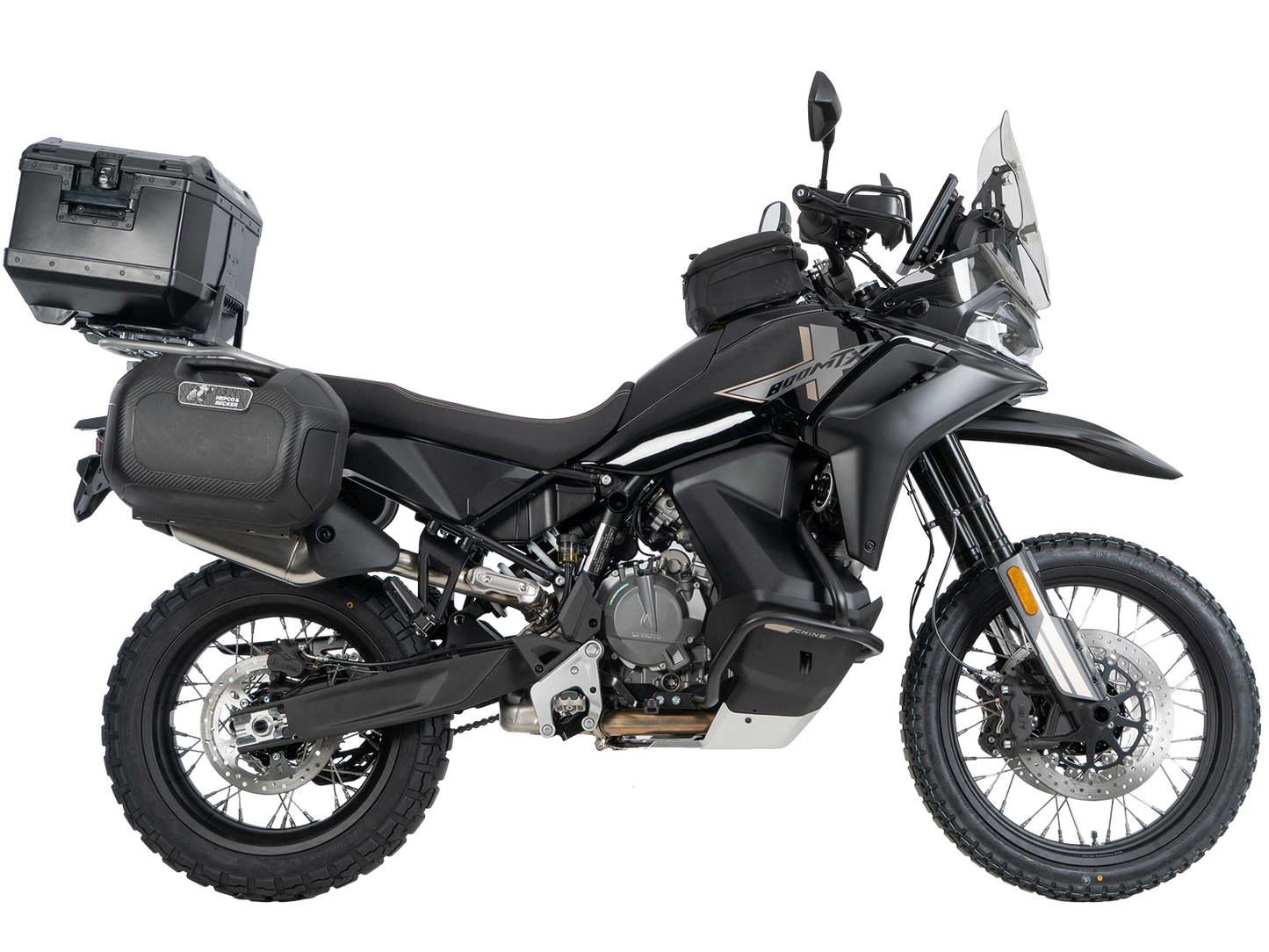Hepco & Becker Alurack Top Case Carrier for CF Moto 800 MT-X / Comfort (2025-), black