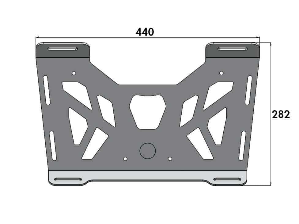 Hepco & Becker Modelspecific rear enlargement for BMW R 1200 GS LC (2013-2018)