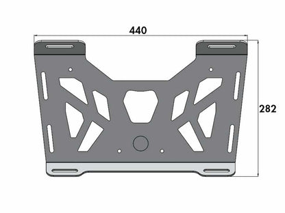 Hepco & Becker Modelspecific rear enlargement for BMW R 1200 GS LC (2013-2018)