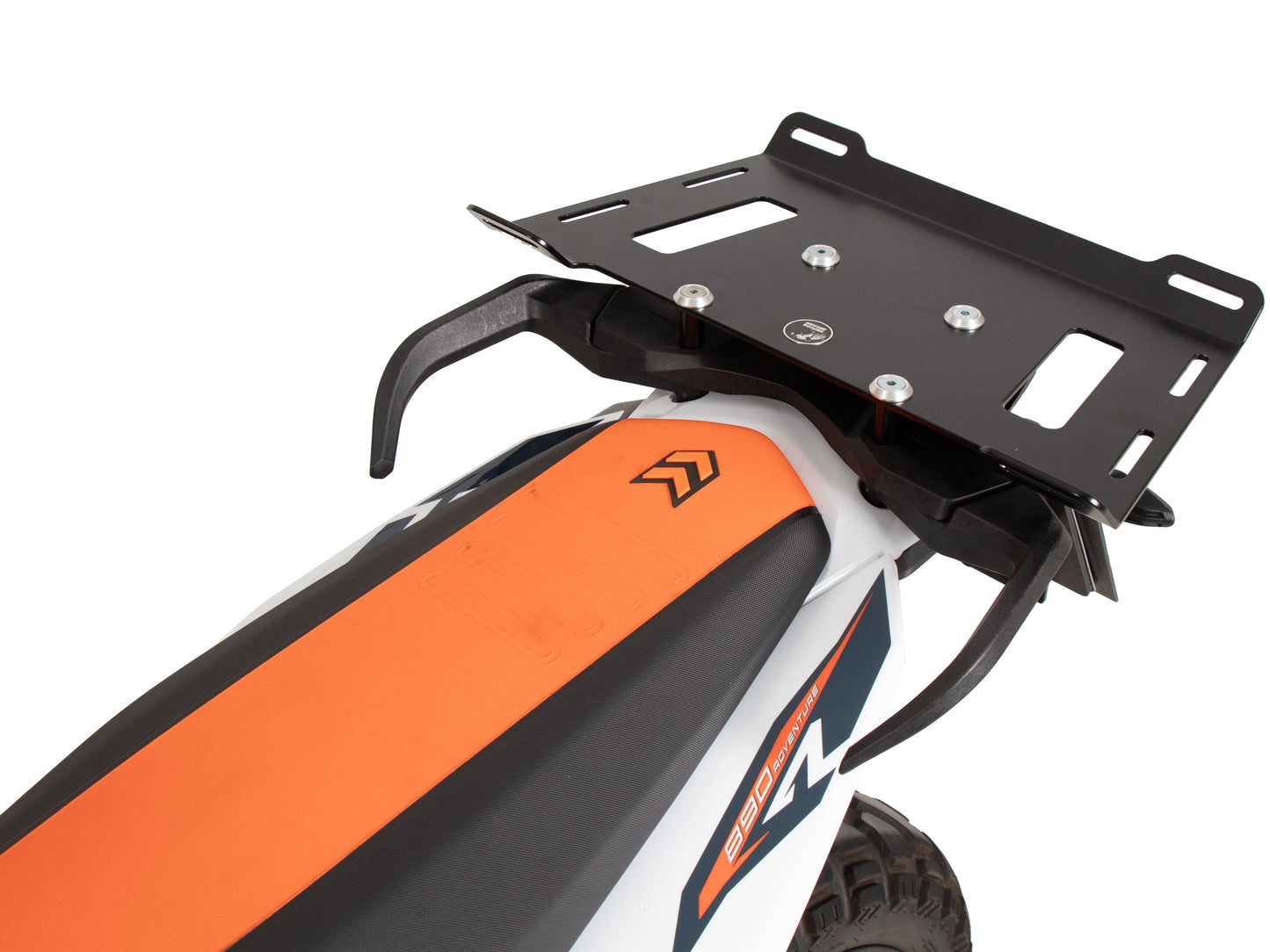 Hepco & Becker Rear enlargement for original rear rack black for KTM 890 Adventure / R / Rally (2023-)