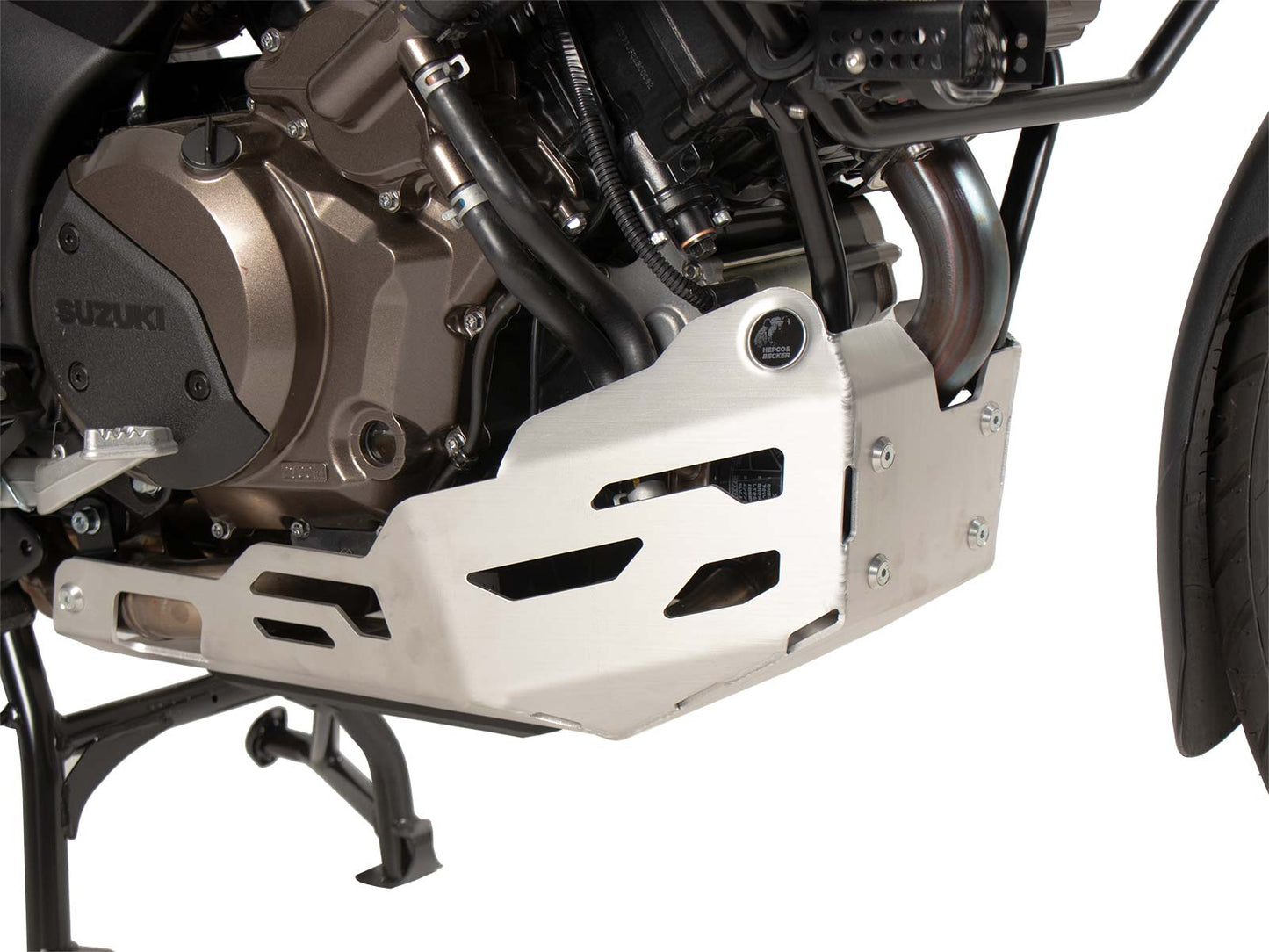 Hepco & Becker Engine protection plate aluminium for Suzuki V- Strom 1050 (2023-)