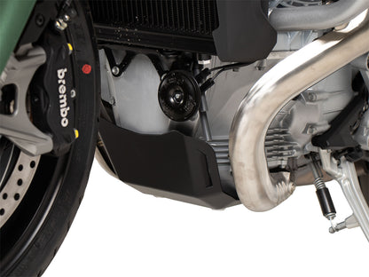 Hepco & Becker bash plate black for Moto Guzzi V100 Mandello / S (2022-)