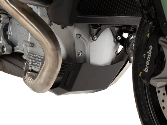 Hepco & Becker bash plate black for Moto Guzzi V100 Mandello / S (2022-)