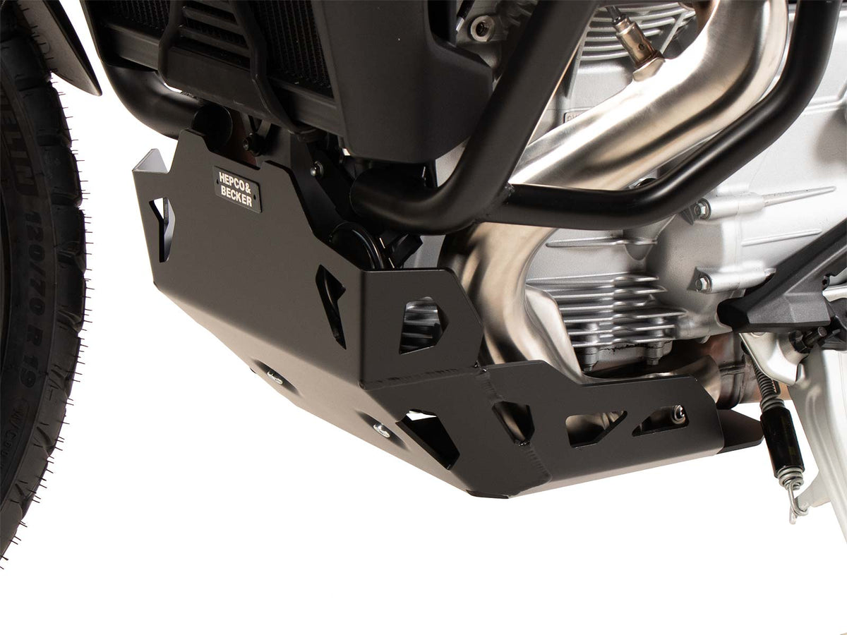 Hepco & Becker Engine protection plate black for Moto Guzzi Stelvio (2024-)