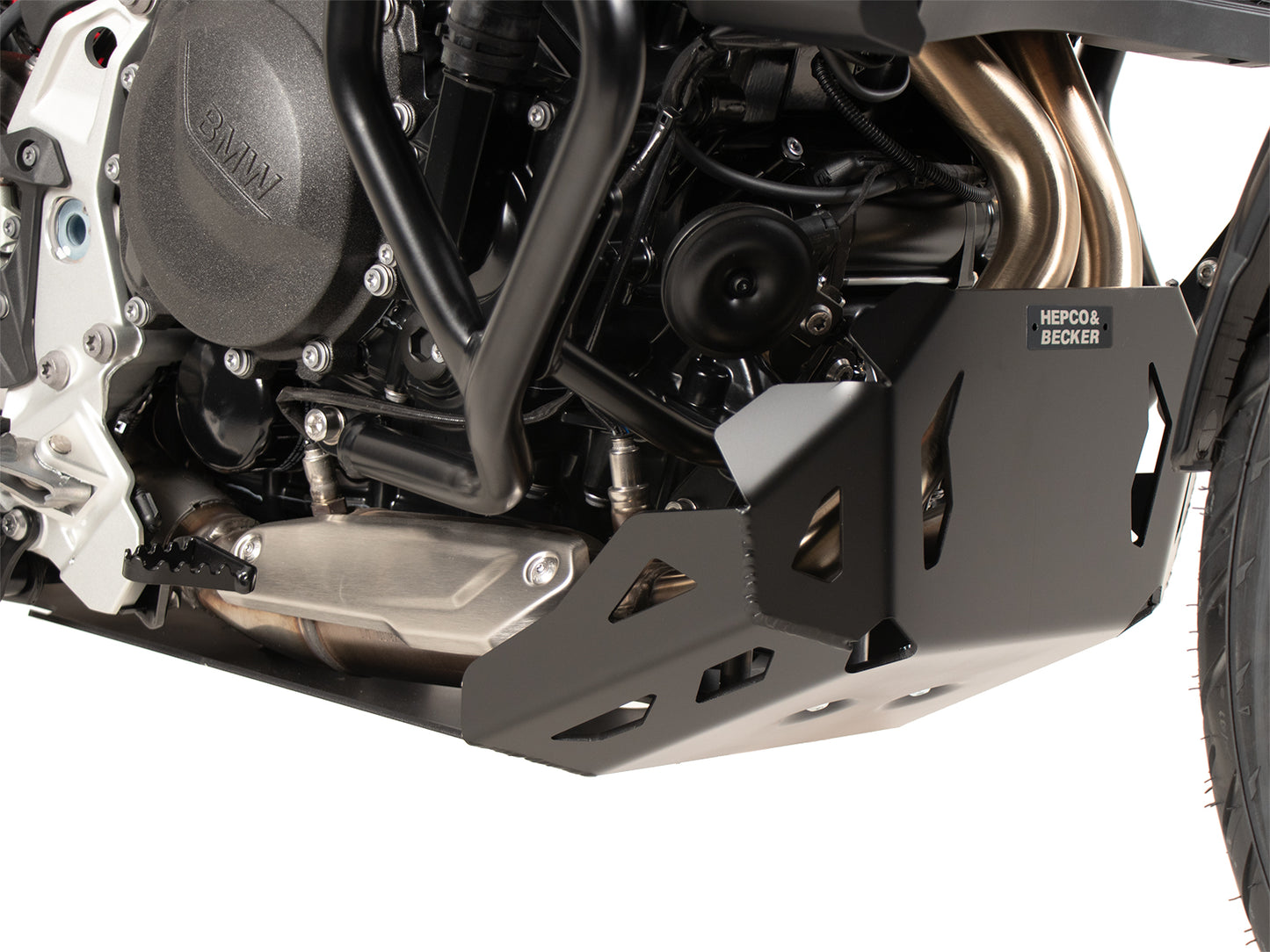 Hepco & Becker Engine protection plate black for BMW F 800 GS (2024-)
