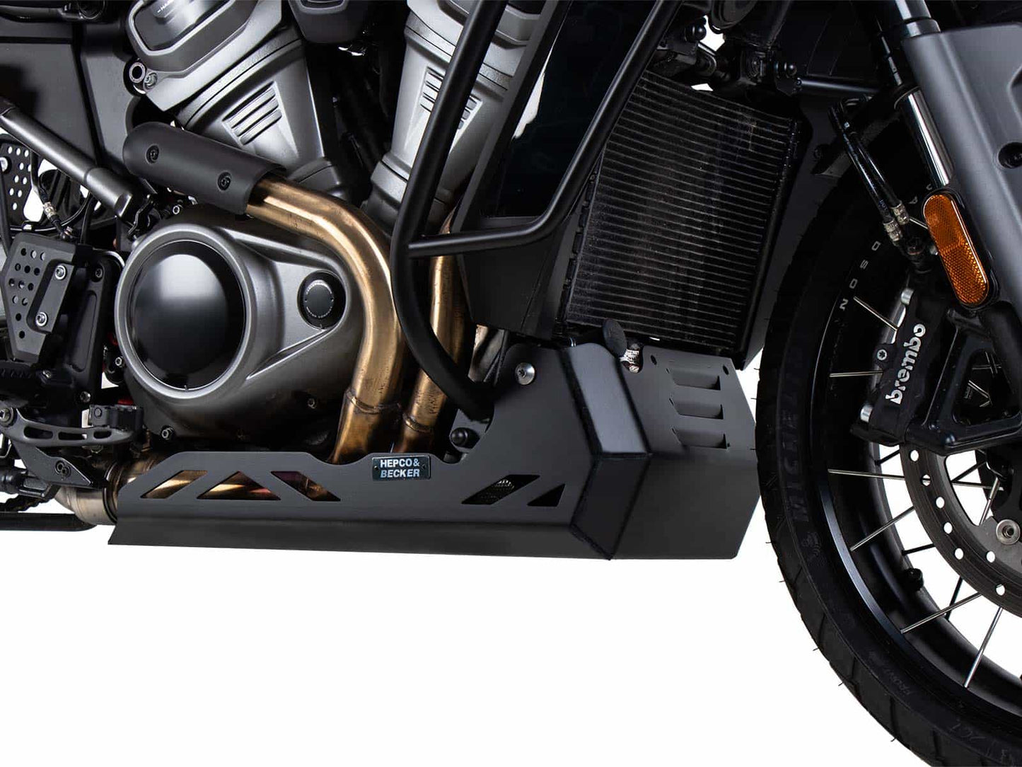 Hepco & Becker Engine protection plate aluminium for Harley Davidson Pan America 1250 / Special / ST (2021-)