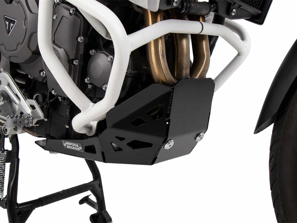 Hepco & Becker Engine protection plate black for Triumph Tiger 900 Rally / GT / PRO (2020-2023)