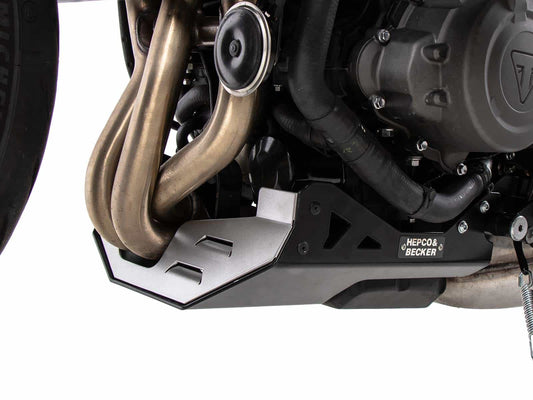 Hepco & Becker bash plate silver/black for Triumph Trident 660 (2021-2024)