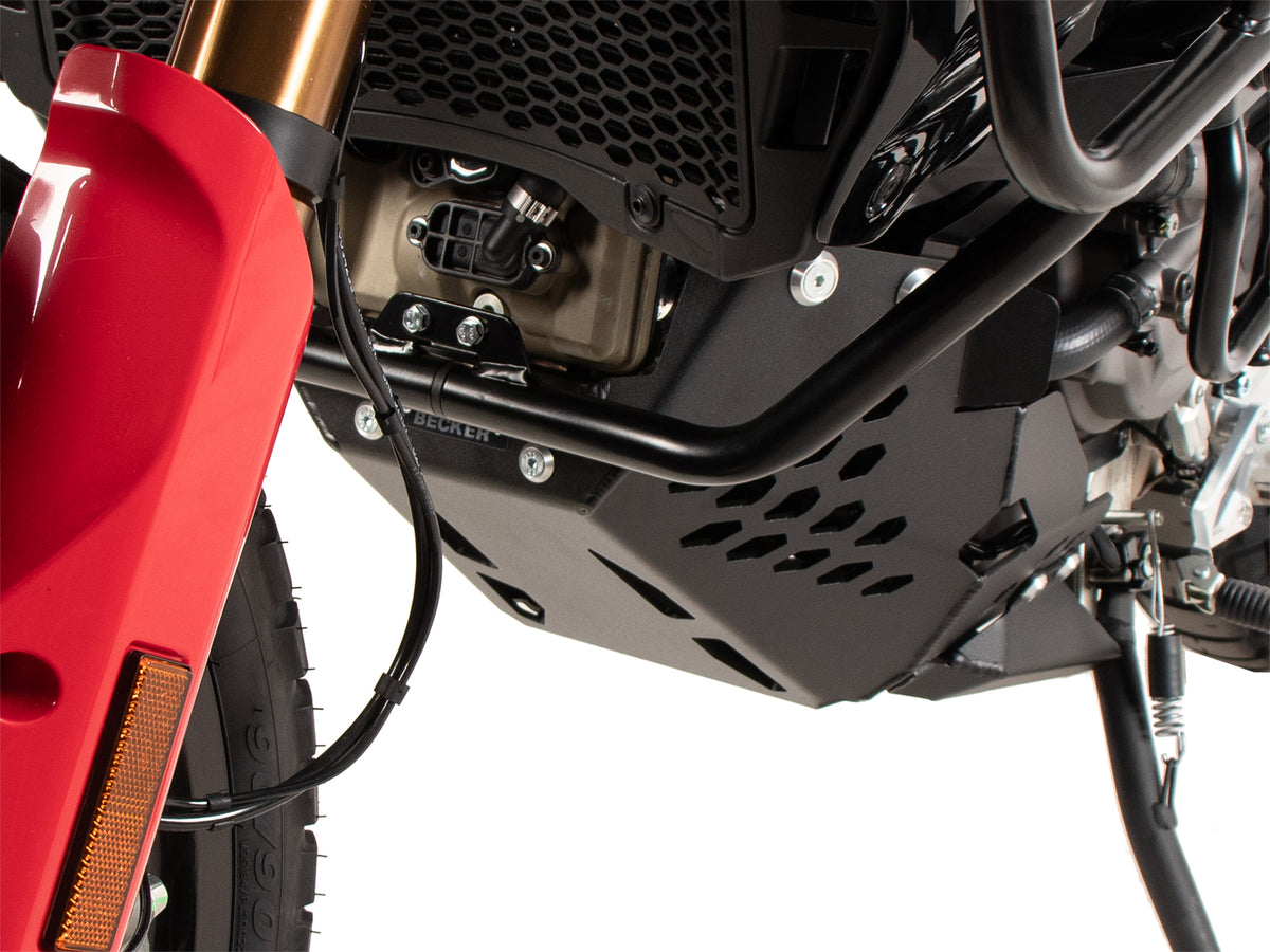 Hepco & Becker Engine protection plate black for Ducati DesertX Rally (2024-)