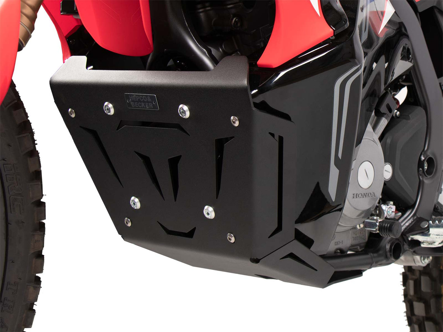 Hepco & Becker Engine protection plate black for Honda CRF 300 Rally (2021-)