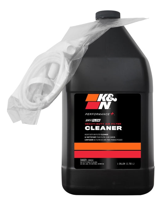 K&N Heavy Duty Filter Cleaner, DryFlow 1 gal, 128 oz 99-0638 Big Bike Tech