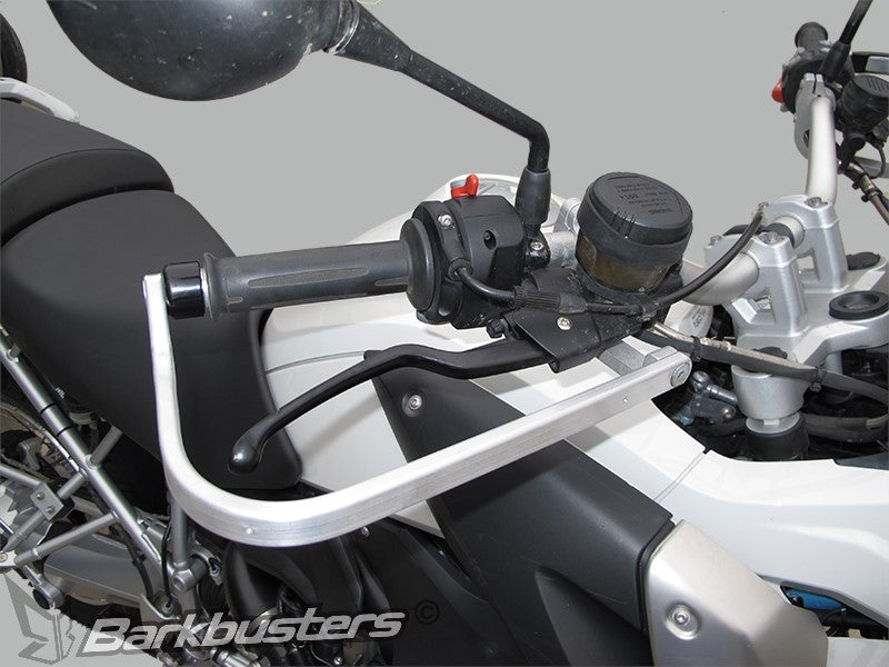 Barkbusters Hardware Kit - Two Point Mount: 
BMW F650GS twin cylinder ('08-'12), F800GS ('08-'12), R1200GS (up to '12), R1200GSA (up to '13), HP2 Megamoto ('07-'09) & TRIUMPH Tiger 1050 Sport ('13 on)