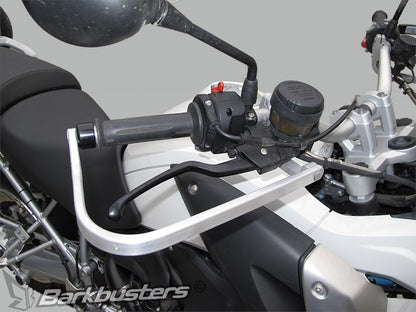 Barkbusters Hardware Kit - Two Point Mount: 
BMW F650GS twin cylinder ('08-'12), F800GS ('08-'12), R1200GS (up to '12), R1200GSA (up to '13), HP2 Megamoto ('07-'09) & TRIUMPH Tiger 1050 Sport ('13 on)