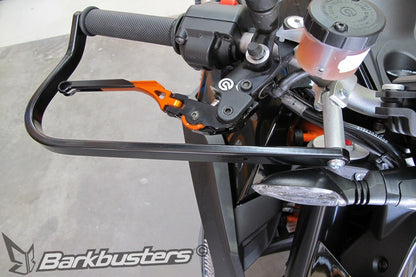 Barkbusters Hardware Kit - Two Point Mount: 
KTM 1290 SUPER DUKE R ('14 on) - Backbone Powder Coated BLACK