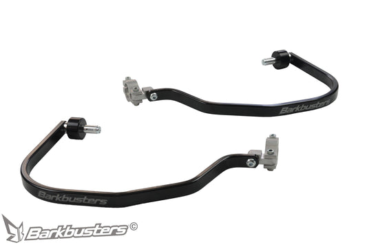 Barkbusters OEM Handguard Protector - Two Point Mount - NO GUARD OPTION: 
DUCATI Multistrada 950 ('19 on), 950S ('19 on), 1200 ('15 on), 1200 Enduro ('16 on), 1260 ('18 on) &
1260 Enduro ('20 on)  - Powder Coated BLACK