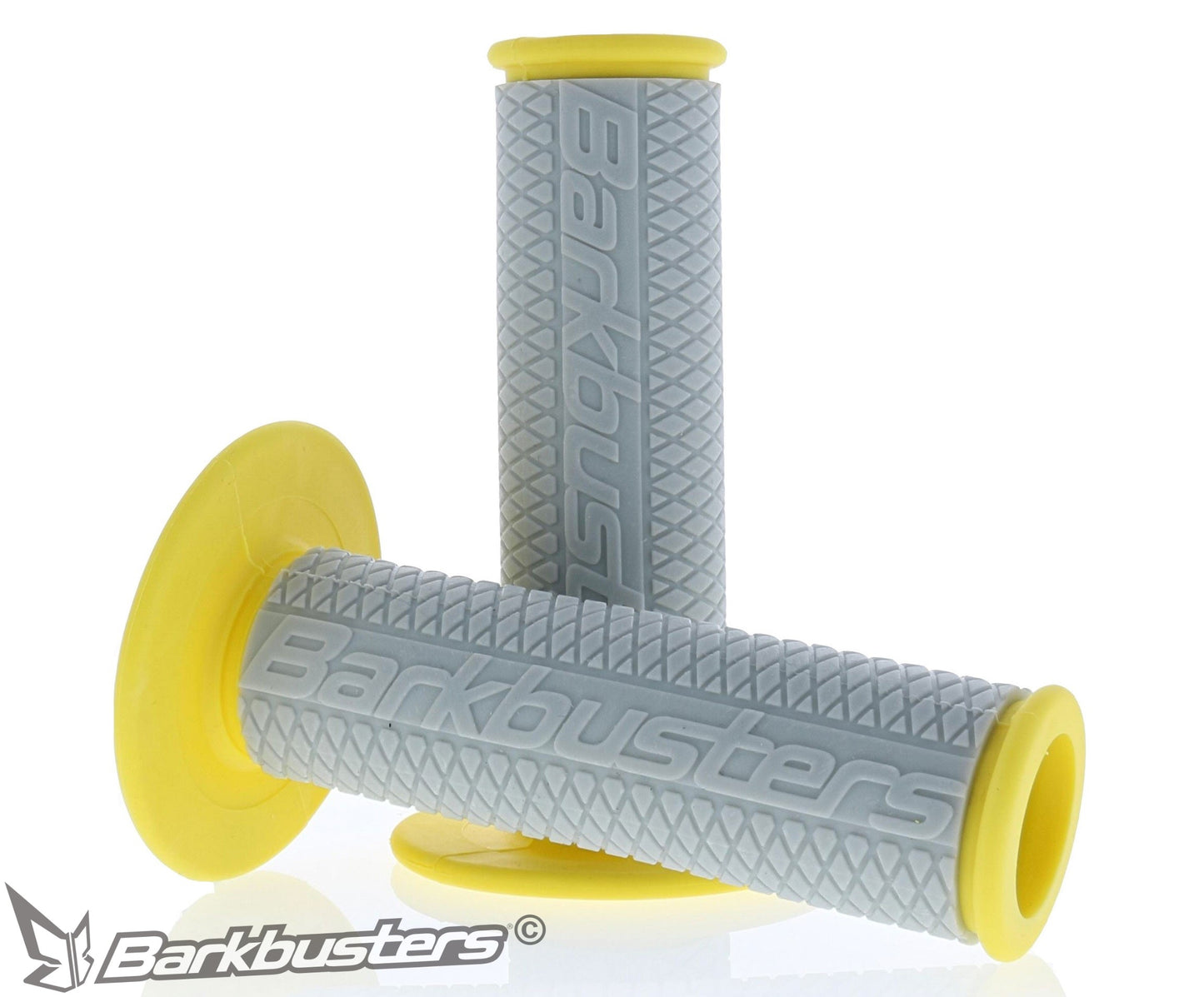 Barkbusters Hand Grip Diamond Grey and Yellow