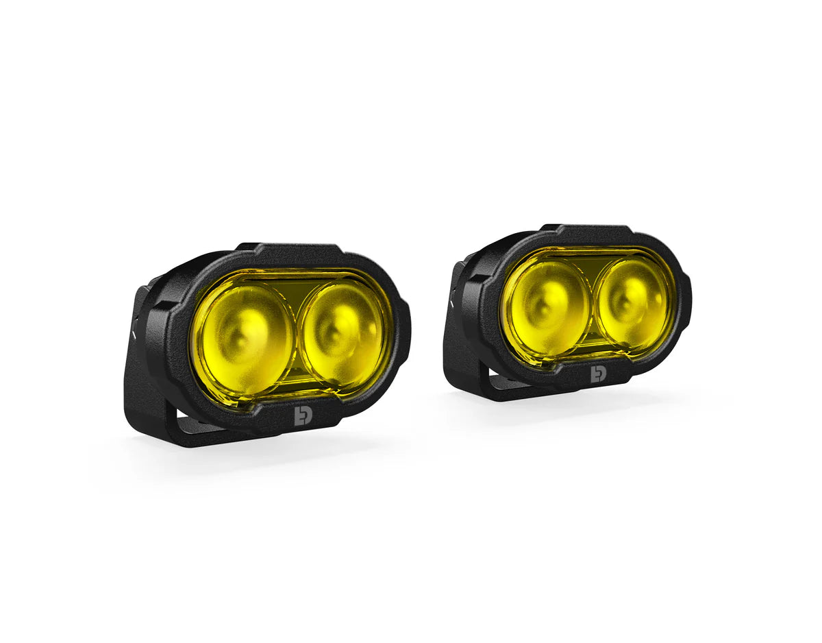 DENALI DL-2 Driving Light with Datadim Technology – Selective Yellow – Pair