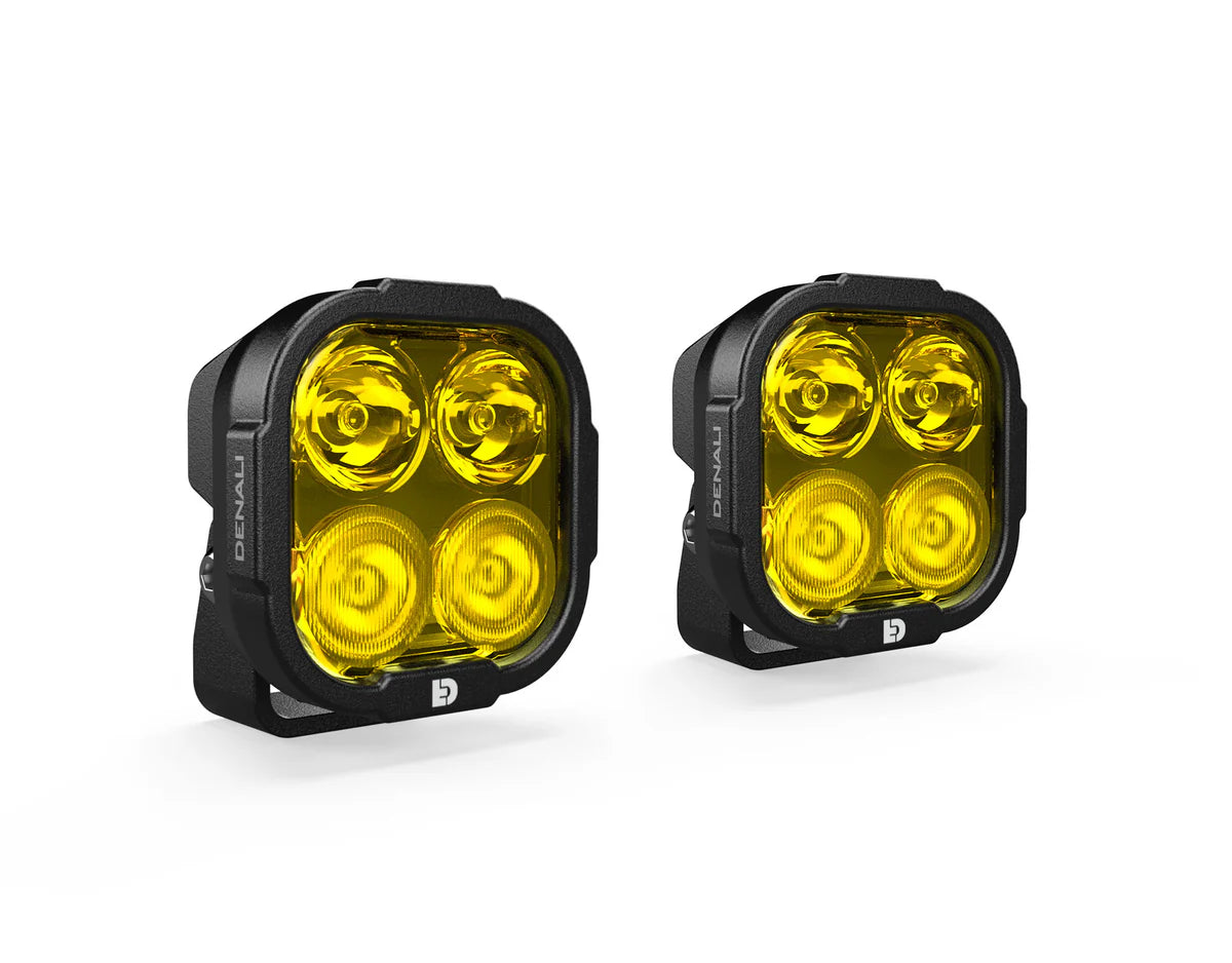 DENALI DL-4 Driving Light with Datadim Technology – Selective Yellow – Pair