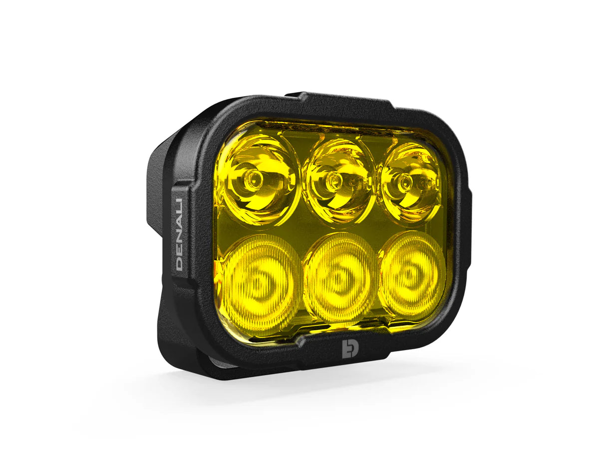 DENALI DL-6 Driving Light W/ Datadim Technology – Selective Yellow