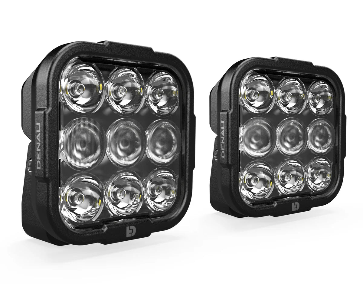 DENALI DL-9 Driving Light W/ Datadim Technology – White – Pair