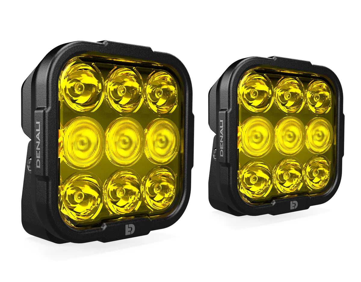 DENALI DL-9 Driving Light W/ Datadim Technology – Selective Yellow – Pair