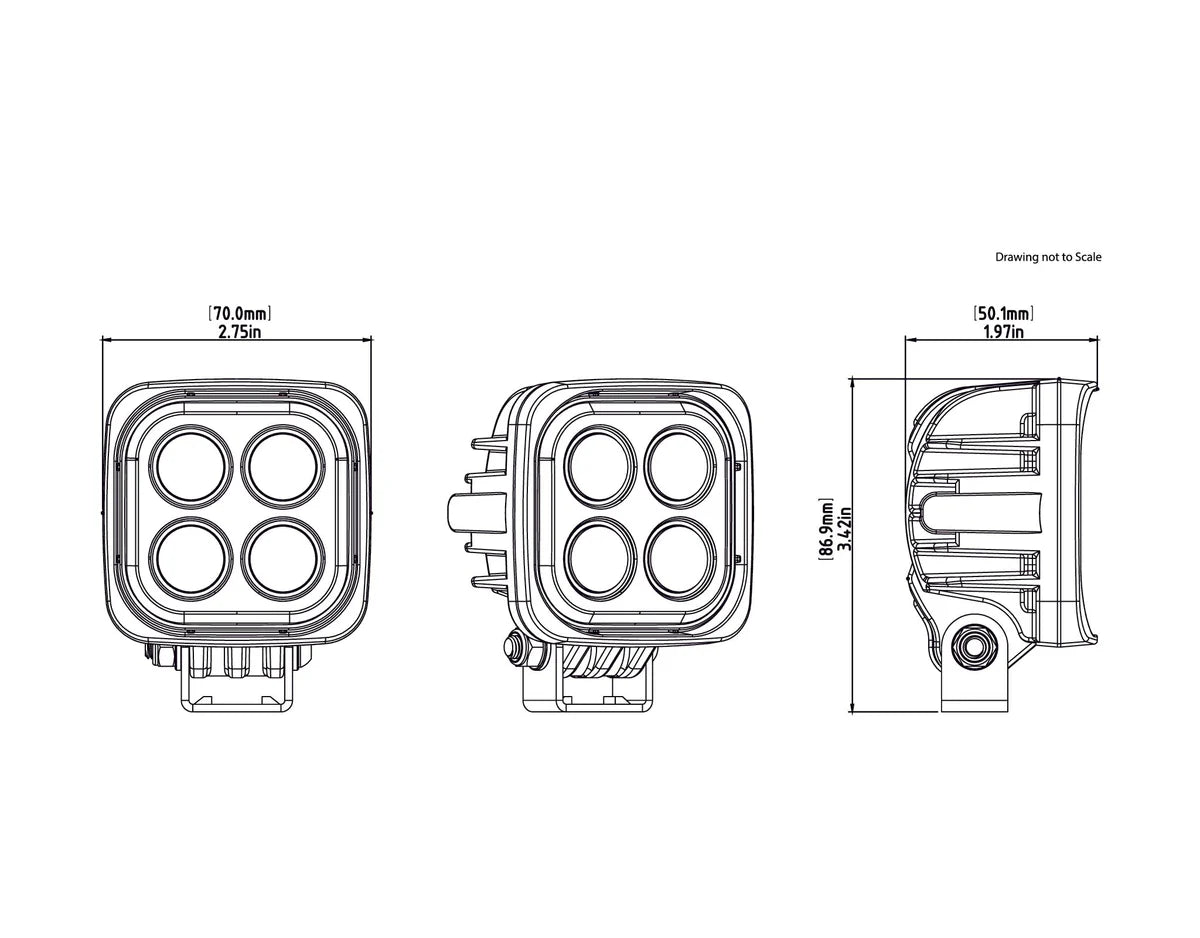 DENALI S4 2.0 LED Light Pod with DataDim Technology – Pair