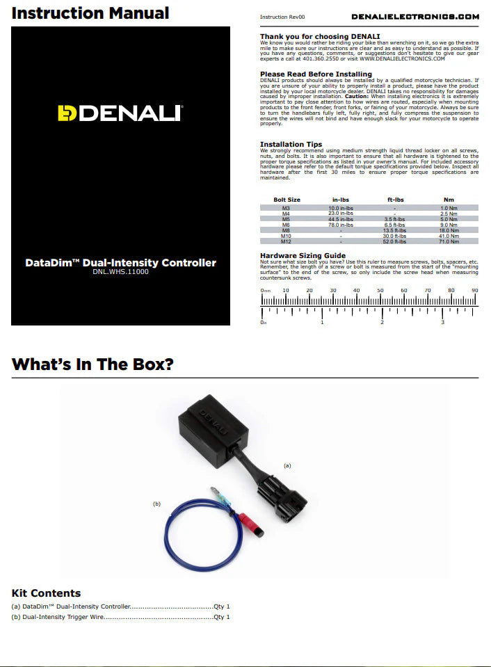 DENALI 2.0 DataDim Dual-Intensity Controller