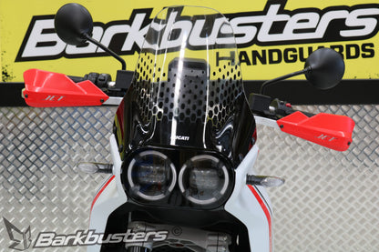 Barkbusters Hardware Kit (Black) - Two Point Mount: 
Ducati Desert X ('2022-) - Powder Coated BLACK