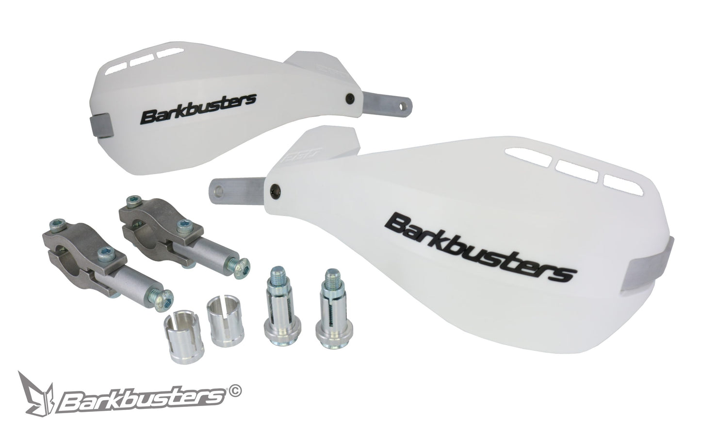 Barkbusters EGO Handguard - Standard fitting kit - WHITE
