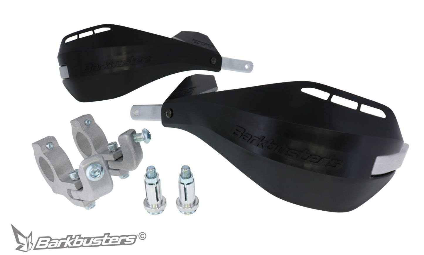 Barkbusters EGO Handguard - with Multi Fit Clamps - BLACK/BLACK