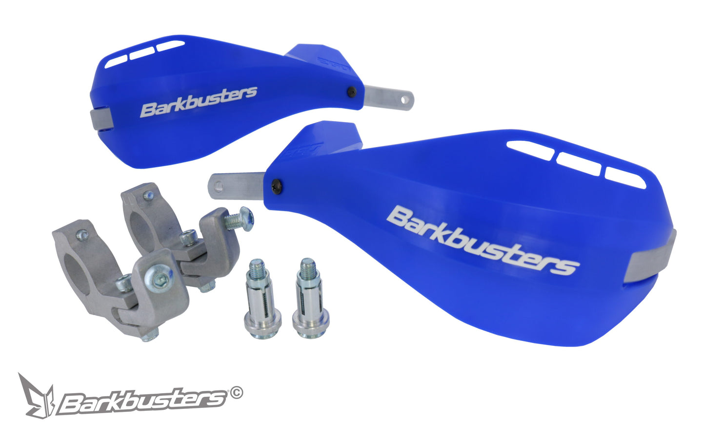 Barkbusters EGO Handguard - with Multi Fit Clamps - BLUE