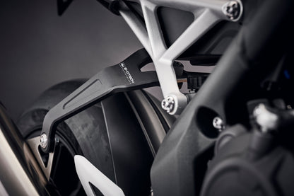 Evotech Triumph Speed Triple 1200 RS Black Exhaust Hanger (2021 - 2024)