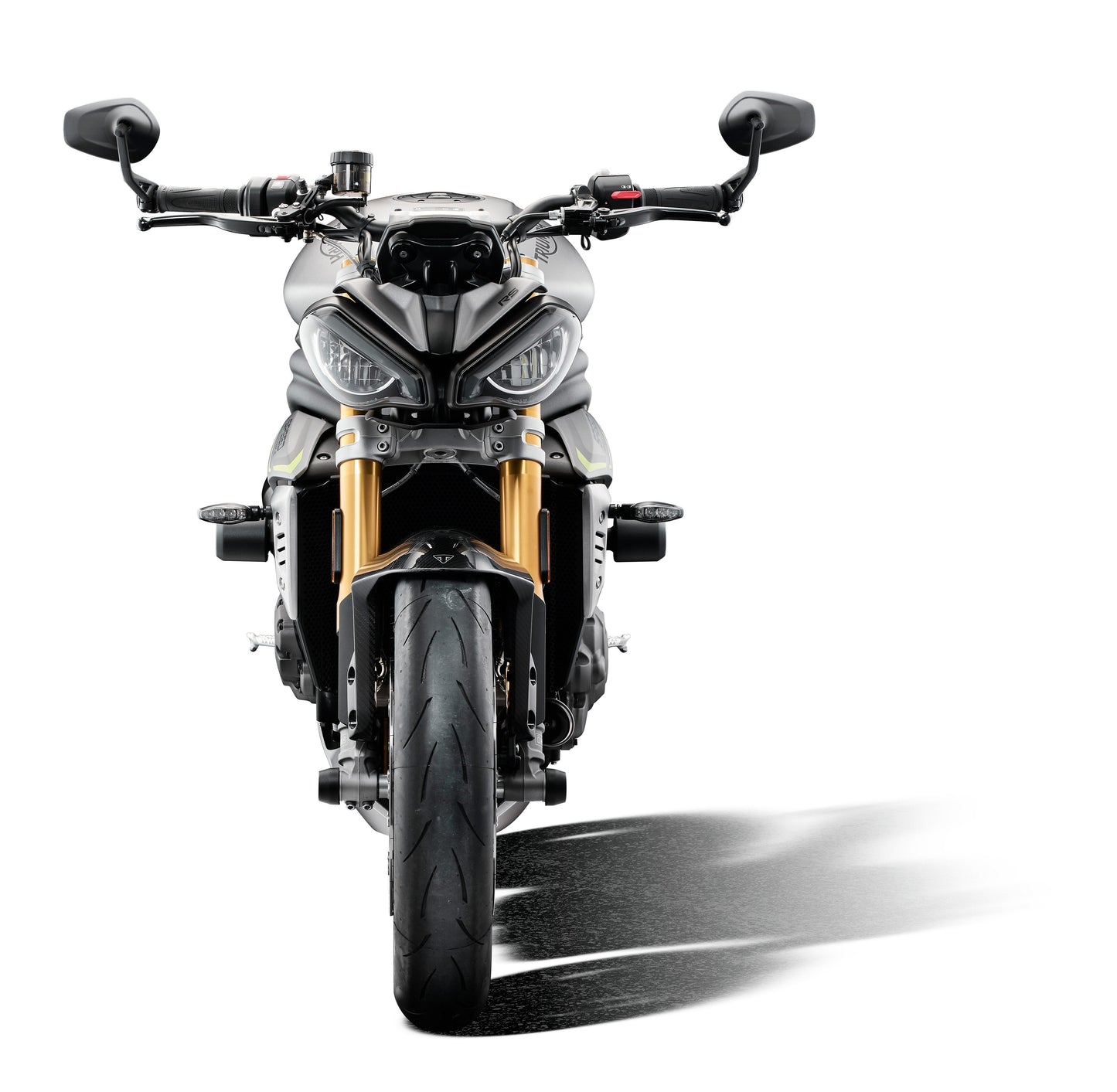 Evotech Bar End Weights for OE handlebar end mirrors - Triumph Speed Triple RS (2018-2020)