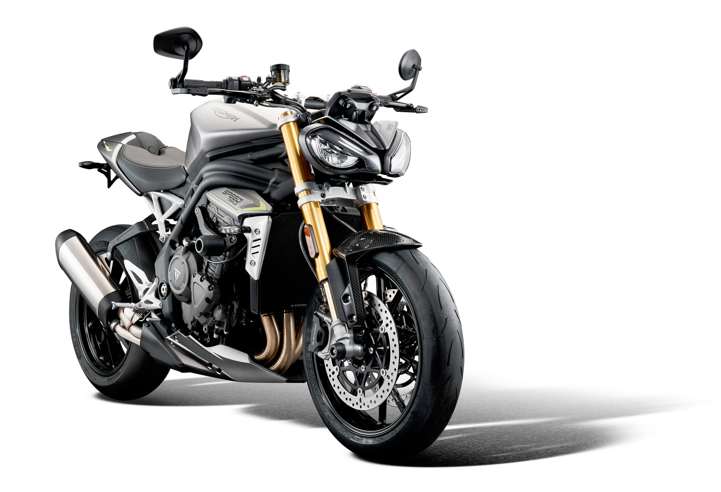 Evotech Triumph Speed Triple 1200 RS Black Exhaust Hanger (2021 - 2024)