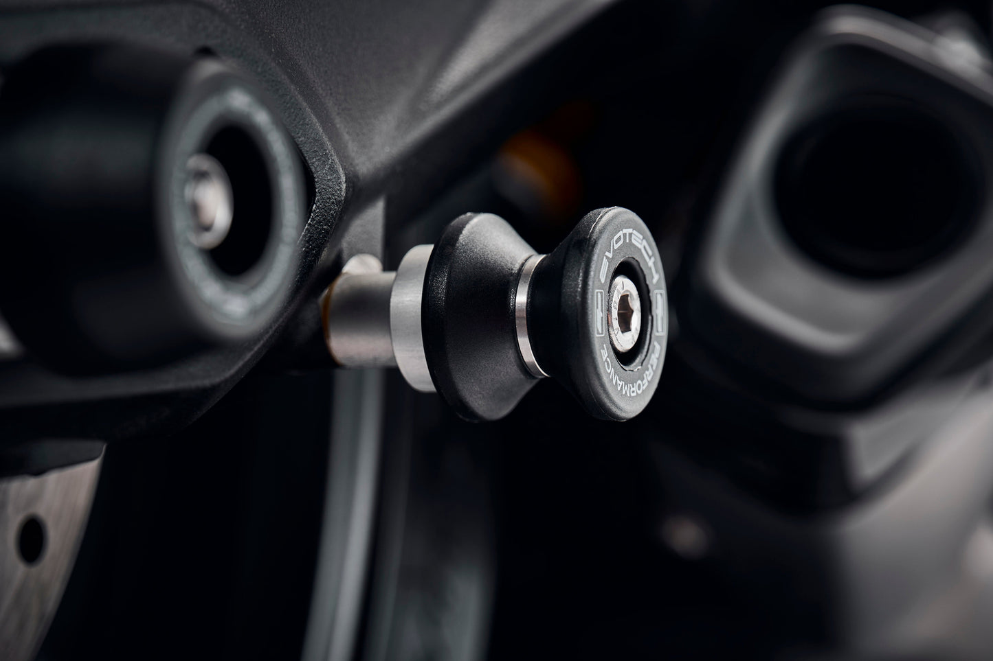 Evotech Paddock Stand Bobbins - Triumph Street Triple RX (2015-2016)