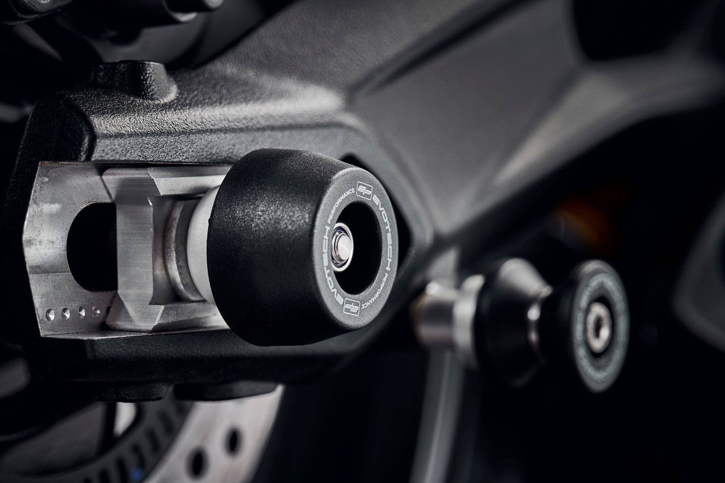 Evotech Rear Spindle Bobbins - Triumph Street Triple RX (2015-2016)