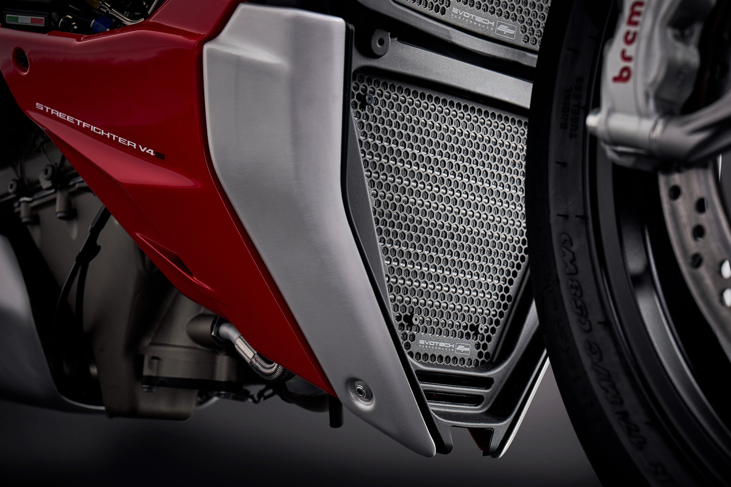 Evotech Ducati Streetfighter V4 Radiator Guard Set (2020 - 2024)