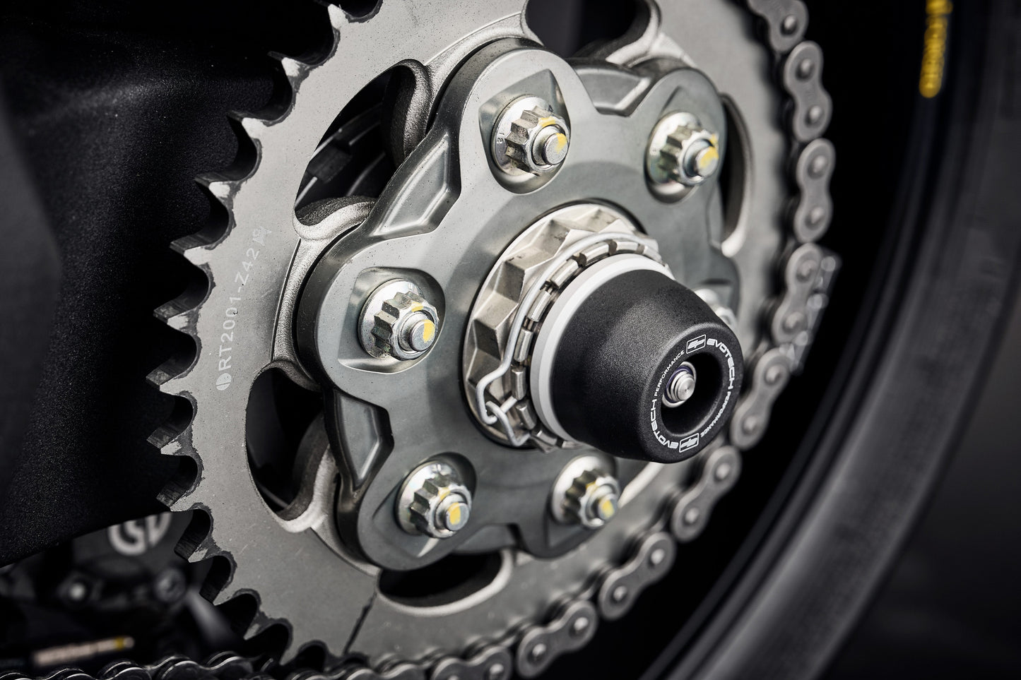 Evotech Rear Spindle Bobbins - Ducati Streetfighter V4 S (2020 - 2024)