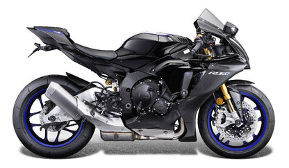 Evotech Carbon Fibre Toe Guard / GP Style Paddock Stand Plates - Yamaha YZF-R1M (2020+)