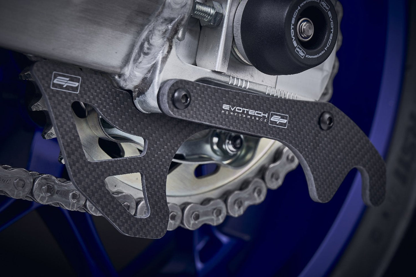 Evotech Carbon Fibre Toe Guard / GP Style Paddock Stand Plates - Yamaha MT-10 SP (2016 - 2021)