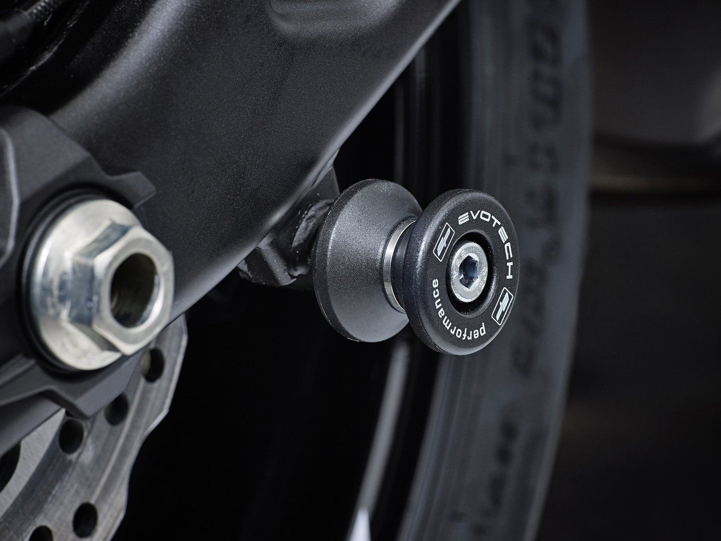 Evotech Paddock Stand Bobbins - Kawasaki Ninja 400 (2018+)
