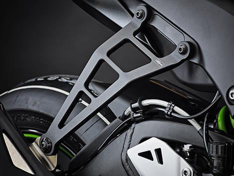 Evotech Kawasaki Ninja ZX-10RR Exhaust Hanger & Pillion Footpeg Removal Kit (2021 - 2025)