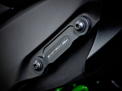 Evotech Kawasaki ZX-10R Exhaust Hanger & Pillion Footpeg Removal Kit (2011 - 2015)