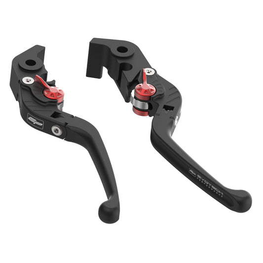 Evotech Evo Folding Clutch and Brake Lever Set - Ducati Multistrada V4 Pikes Peak  (2022 - 2024)