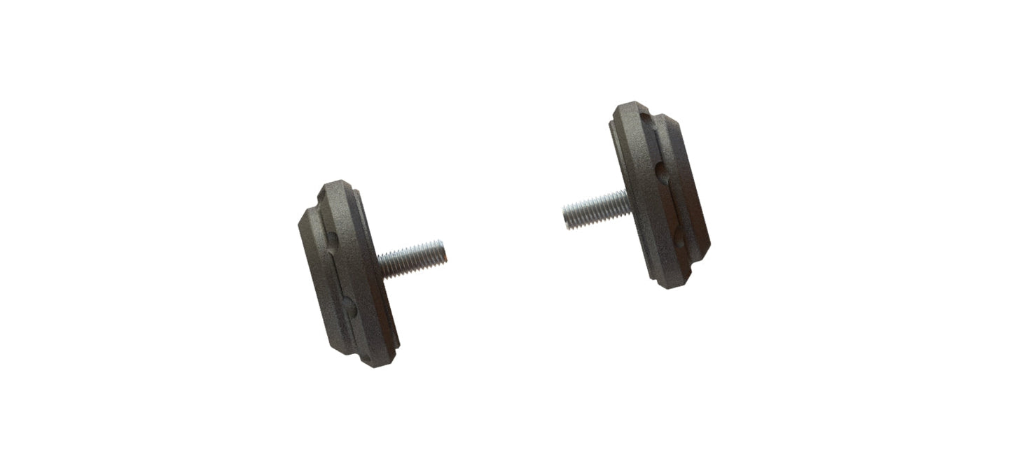 Evotech Bar End Weights for OE handlebar end mirrors - Triumph Trident 660 (2021 - 2024)