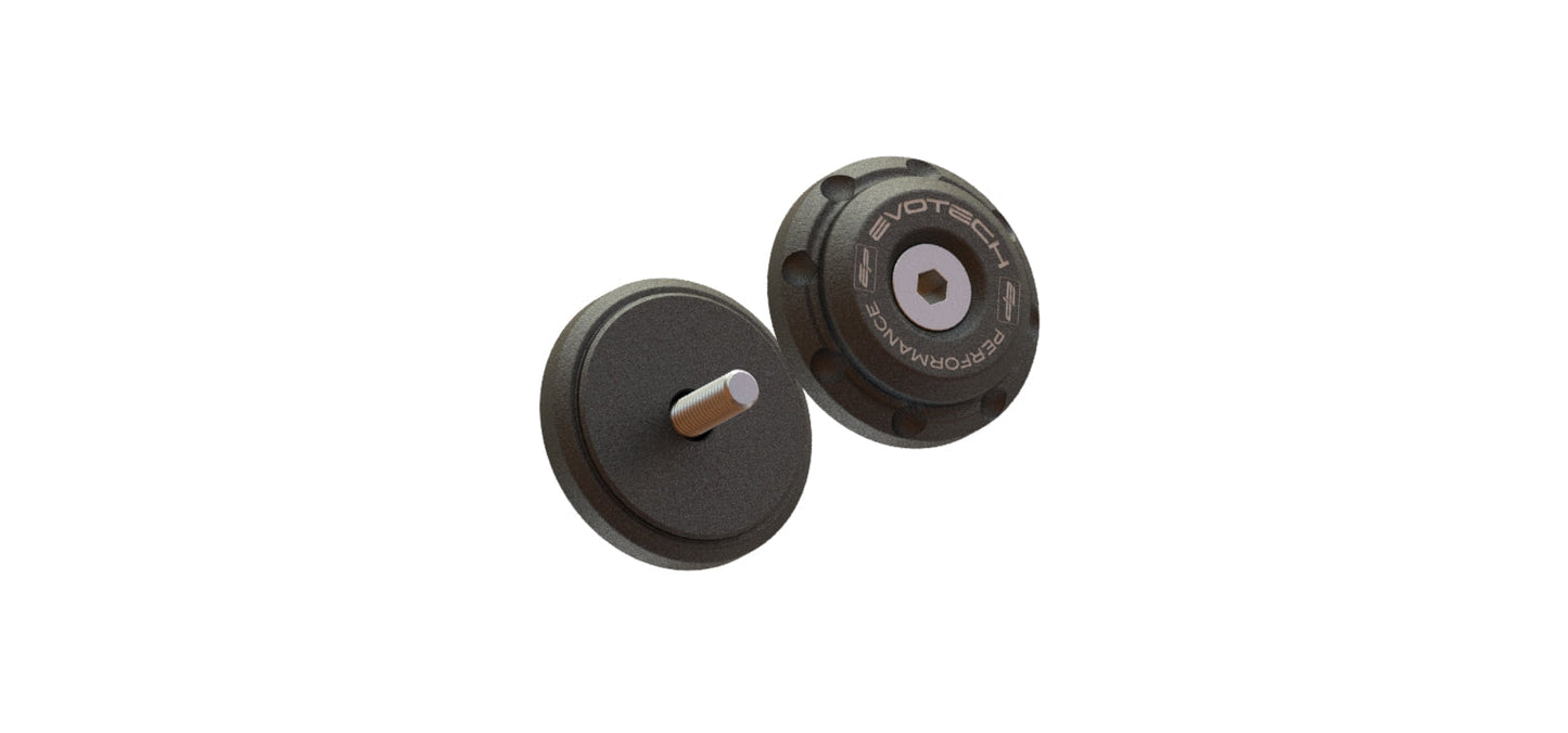 Evotech Bar End Weights for OE handlebar end mirrors - Triumph Trident 660 (2021 - 2024)