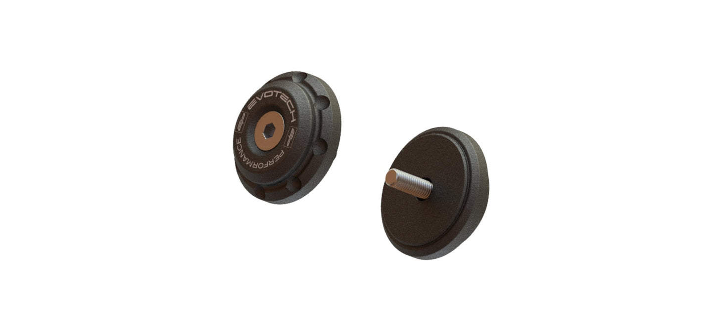 Evotech Bar End Weights for OE handlebar end mirrors - Triumph Trident 660 (2021 - 2024)