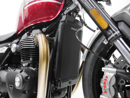 Evotech Radiator Guard - Triumph Bonneville T100 Black (2017 - 2025)