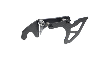 Evotech Carbon Fibre Toe Guard / GP Style Paddock Stand Plates - Yamaha YZF-R1M (2020+)
