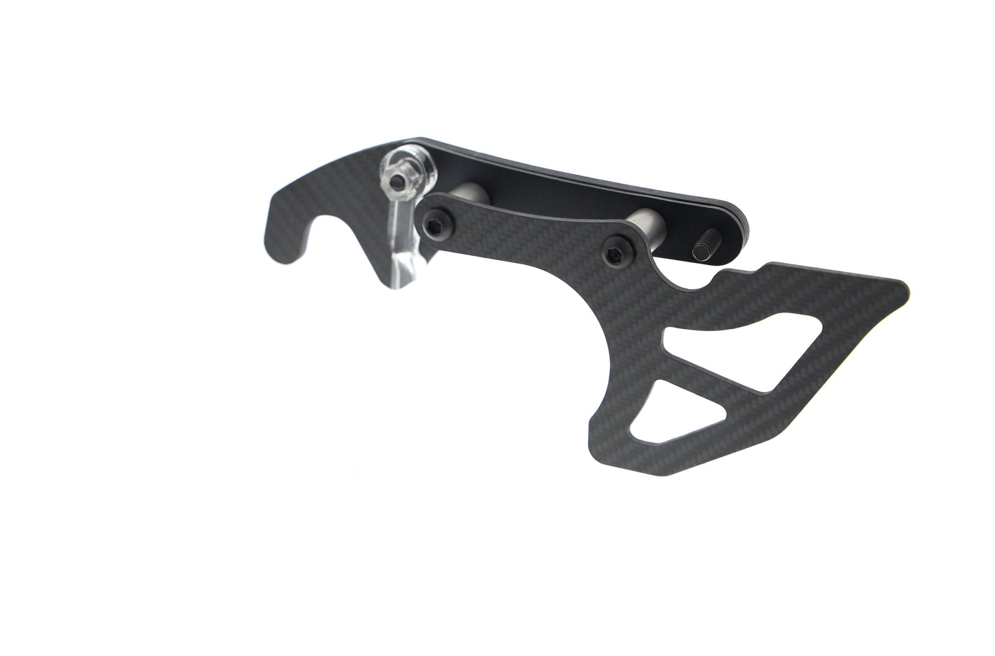 Evotech Carbon Fibre Toe Guard / GP Style Paddock Stand Plates - Yamaha YZF-R1M (2020+)
